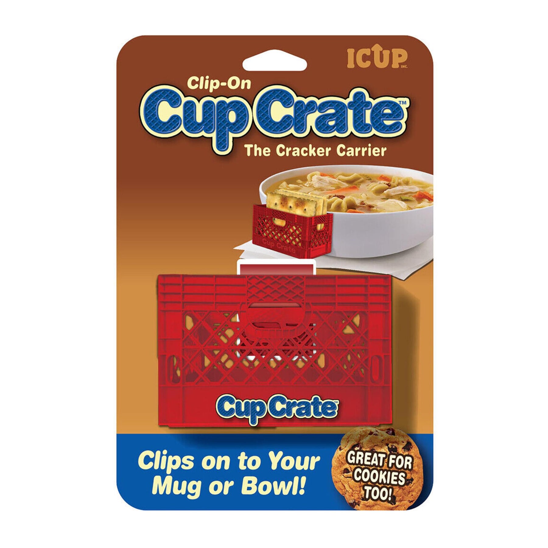 Clip-On CupCrate Cracker Carrier