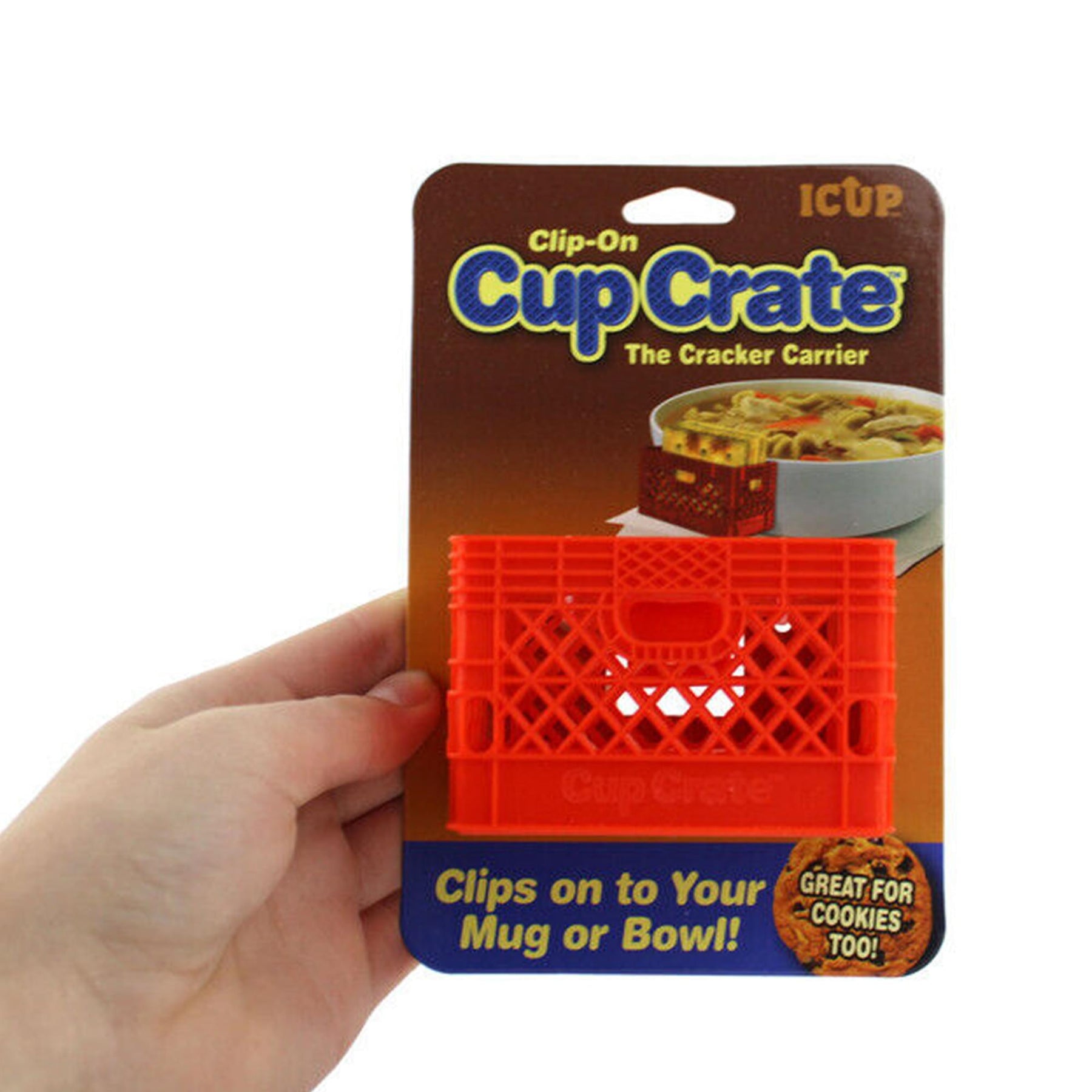 Clip-On CupCrate Cracker Carrier