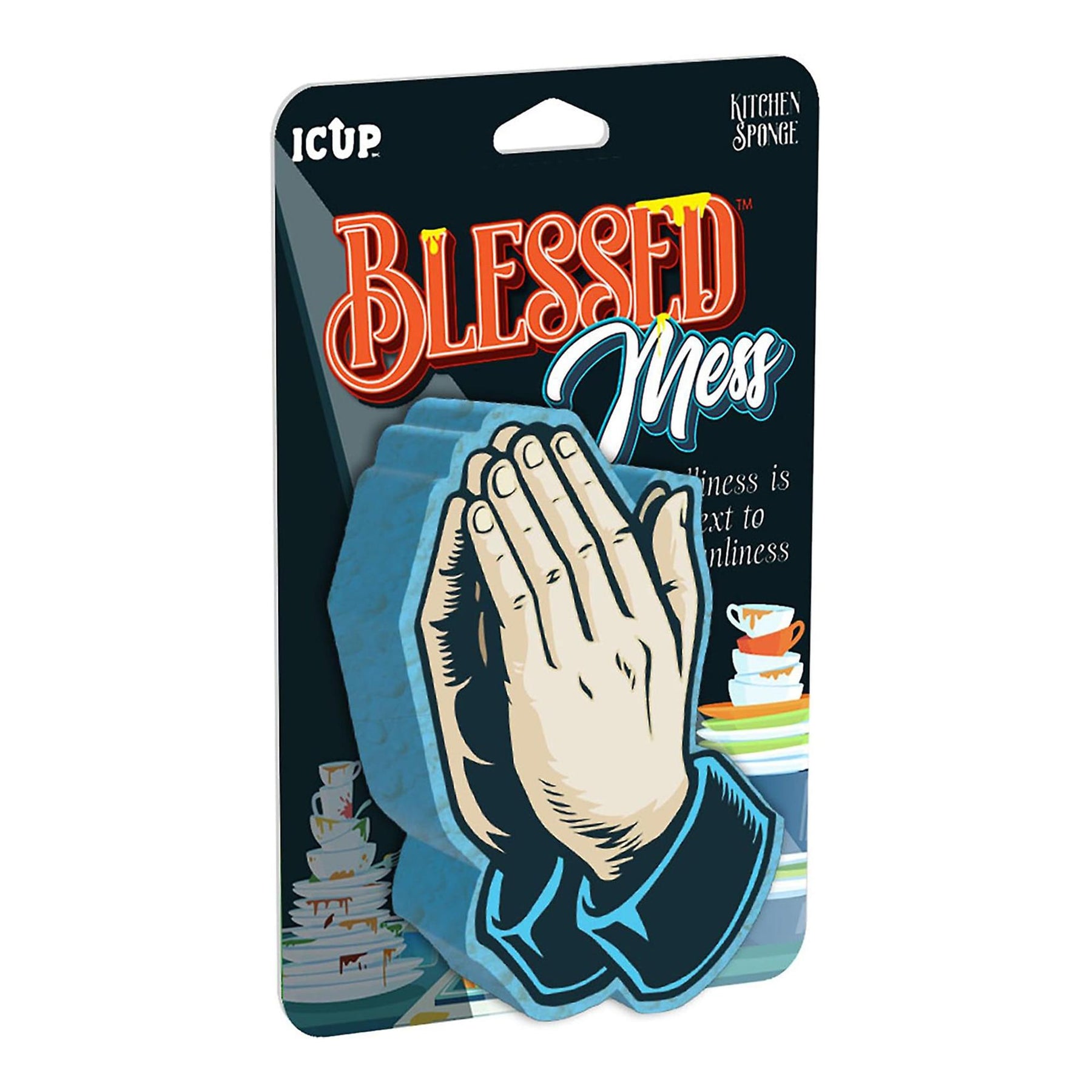 Blessed Mess Novelty Kitchen Sponge