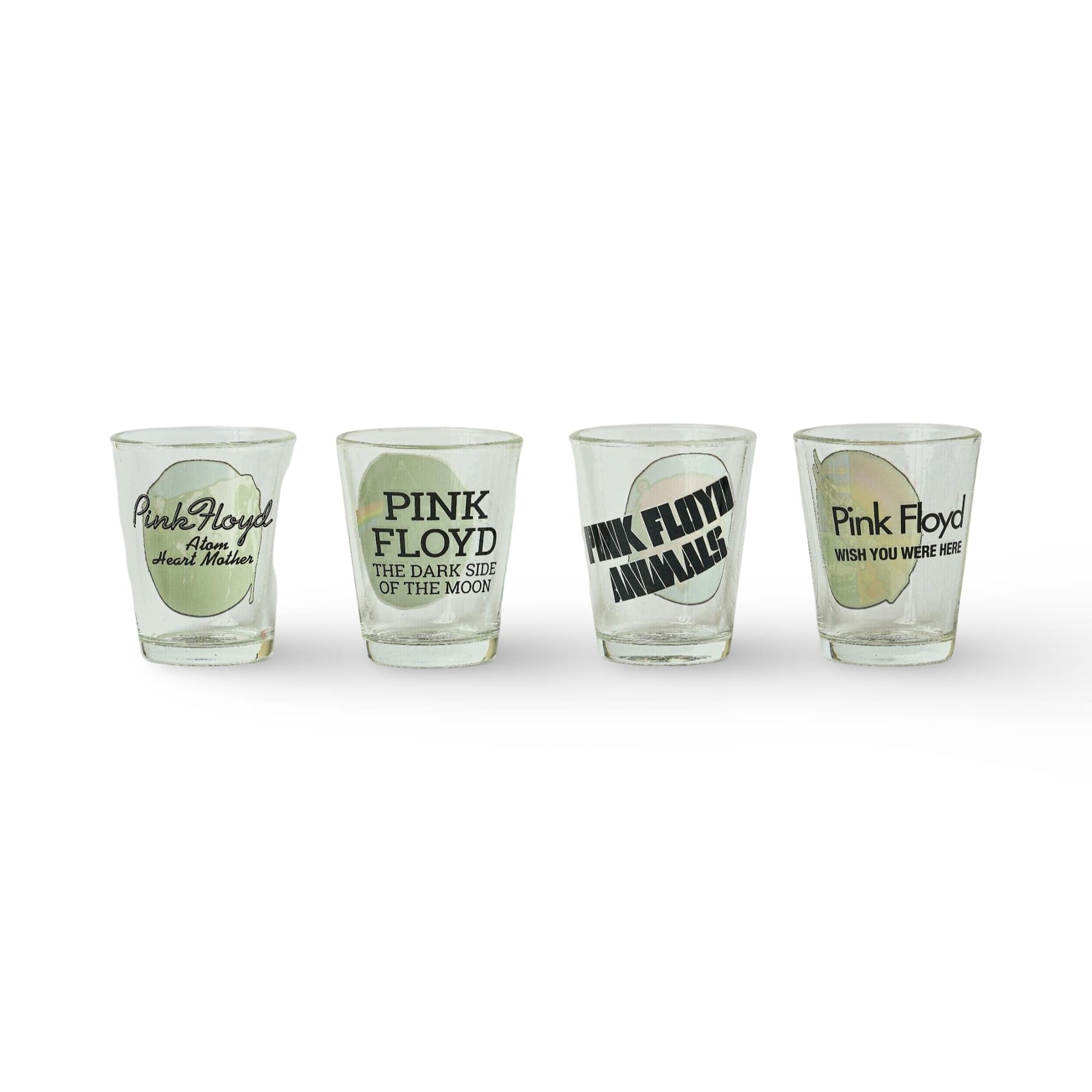 Pink Floyd Icons 4-Piece 1.5oz Shot Glass Set