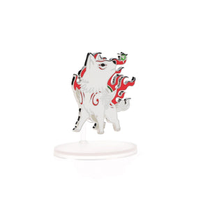 Okami Amaterasu 2 Inch Enamel Nendoroid Pin