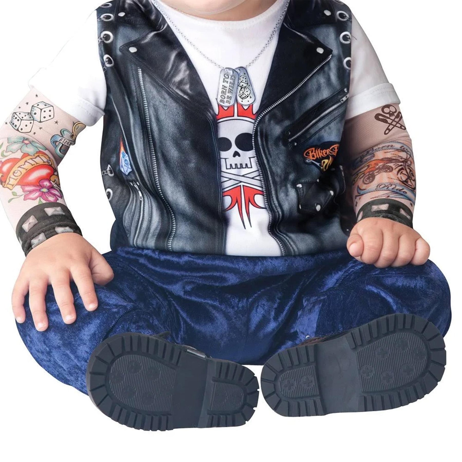 Born To Be Wild Biker Costume Child Infant