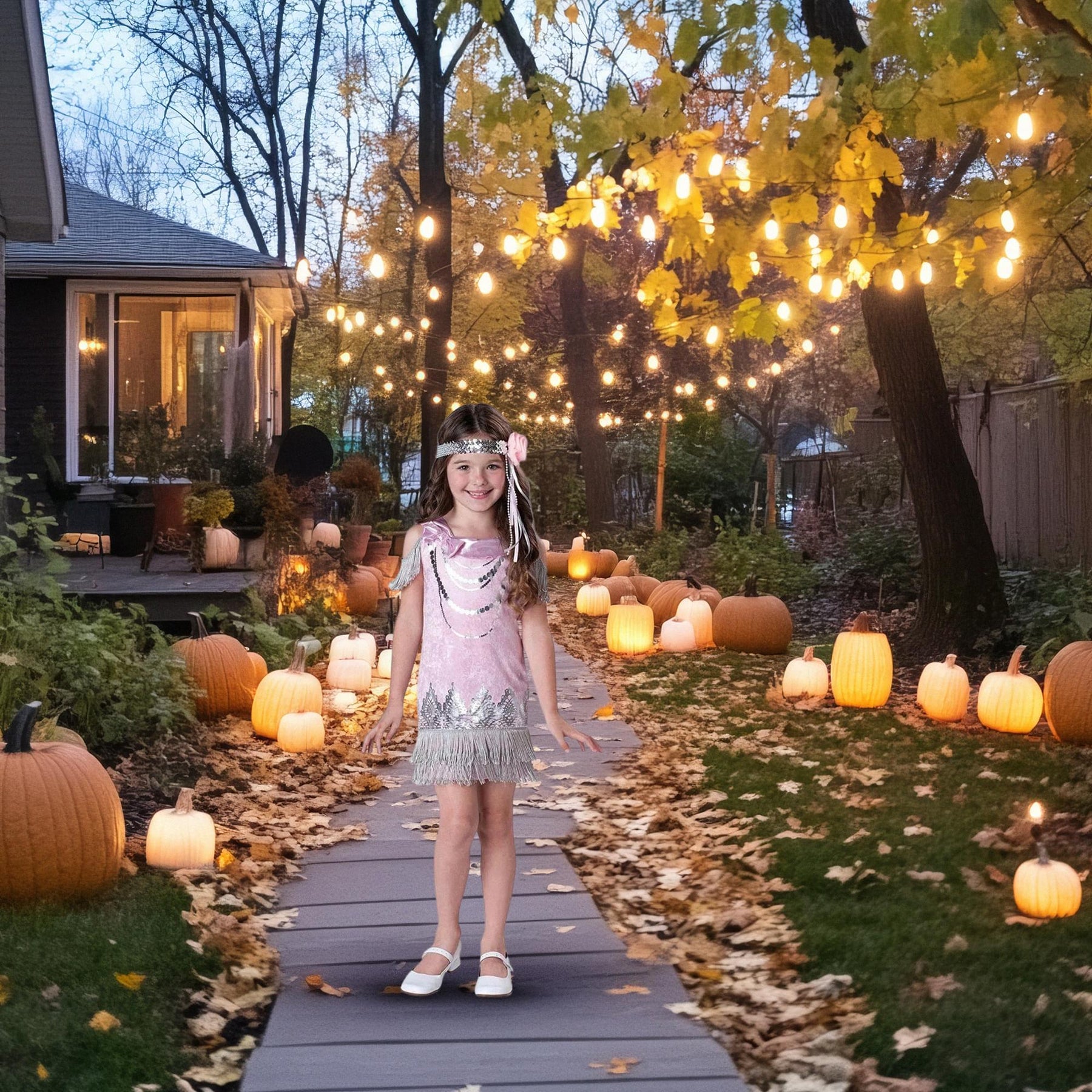 Fancy Flapper Child Costume