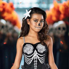 Skeleton Mermaid Girl's Costume