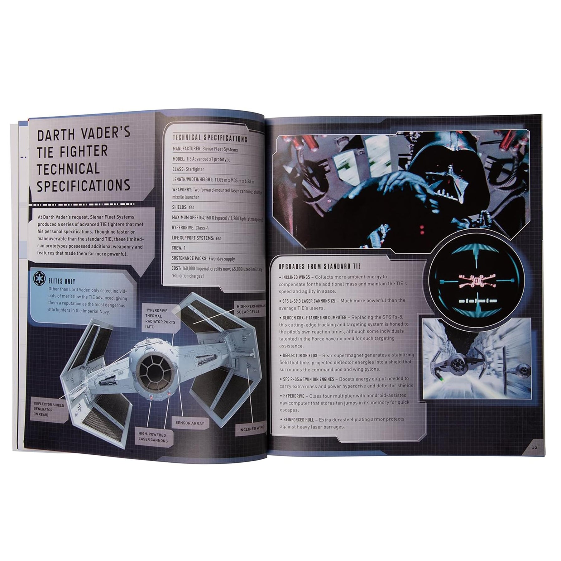 Star Wars IncrediBuilds TIE Fighter 3D Wood Model and Book