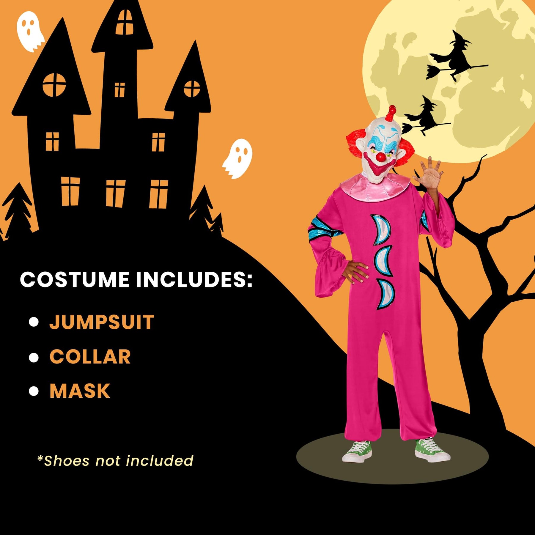 Killer Klowns Slim Child Costume