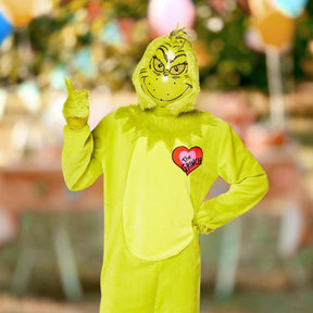 Dr. Seuss Grinch Deluxe Adult Costume Jumpsuit