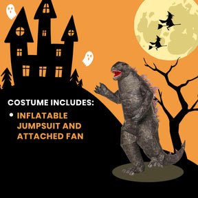 Godzilla x Kong Inflatable Godzilla Adult Costume | One Size Fits Most