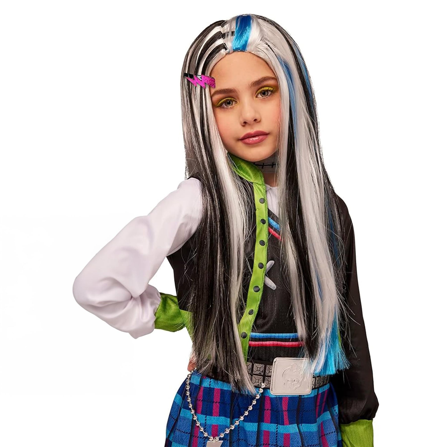 Monster High Frankie Stein Child Costume Wig