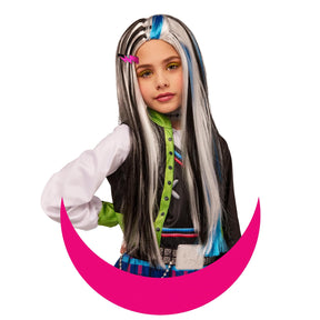 Monster High Frankie Stein Child Costume Wig