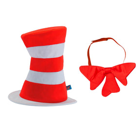 Dr. Seuss Cat In the Hat Tie & Hat Child Costume Kit