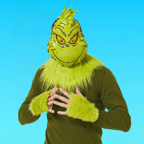 Dr. Seuss Grinch Adult Costume Mask | One Size Fits Most