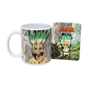 Dr. Stone 11oz Coffee Mug with Enamel Pin