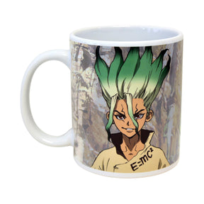 Dr. Stone 11oz Coffee Mug with Enamel Pin