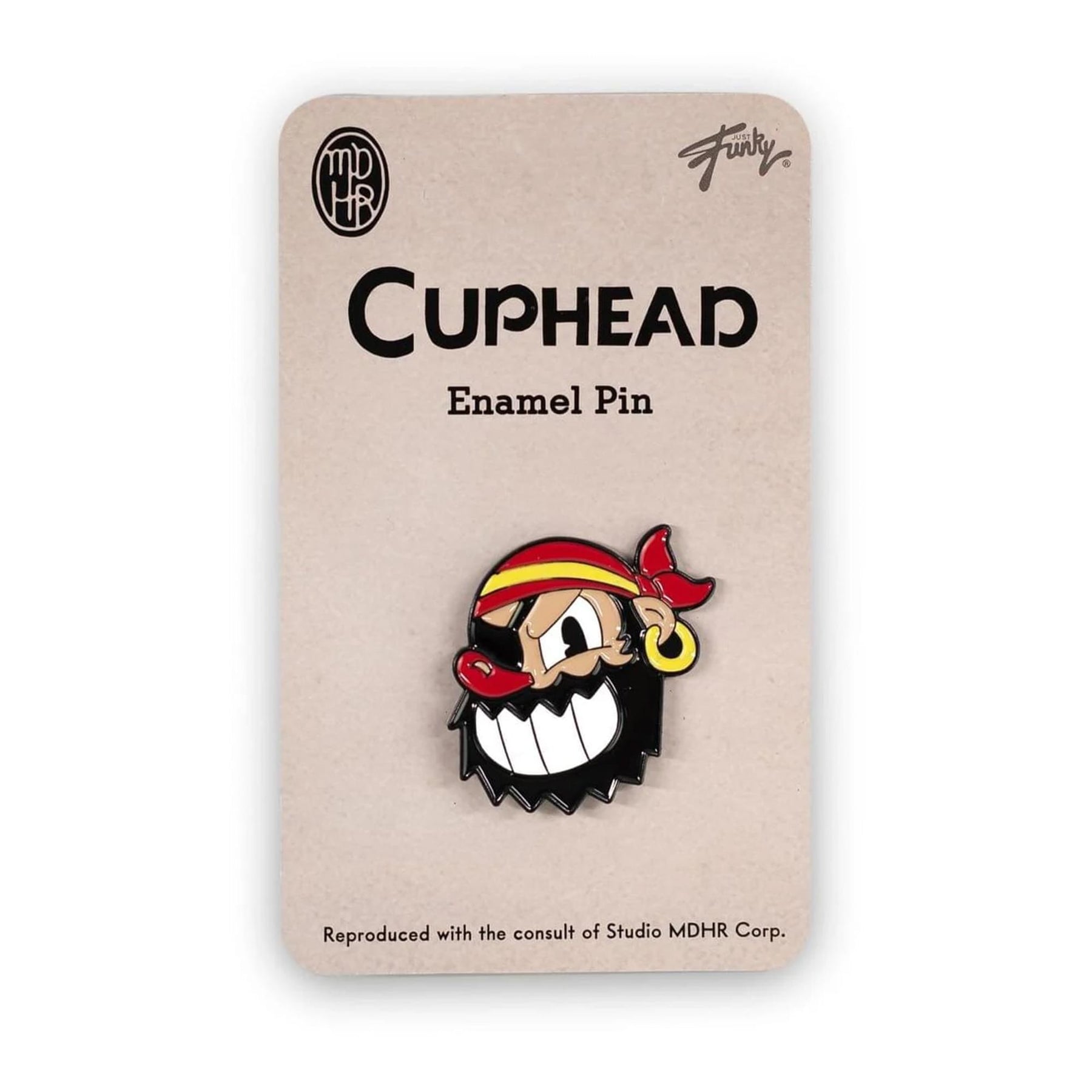 Cuphead Collectibles Pirate Boss Enamel Collector Pin | Collector’s Edition