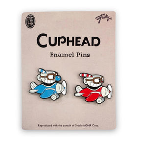 Cuphead & Mugman Collector’s Edition Planes Enamel Pin Set