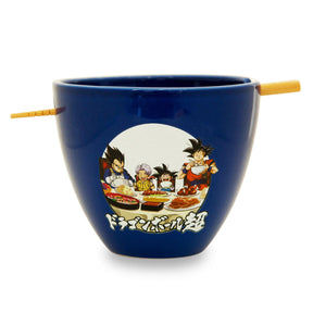 Dragon Ball Super Japanese Dinnerware Set | 16-Ounce Ramen Bowl with Chopsticks