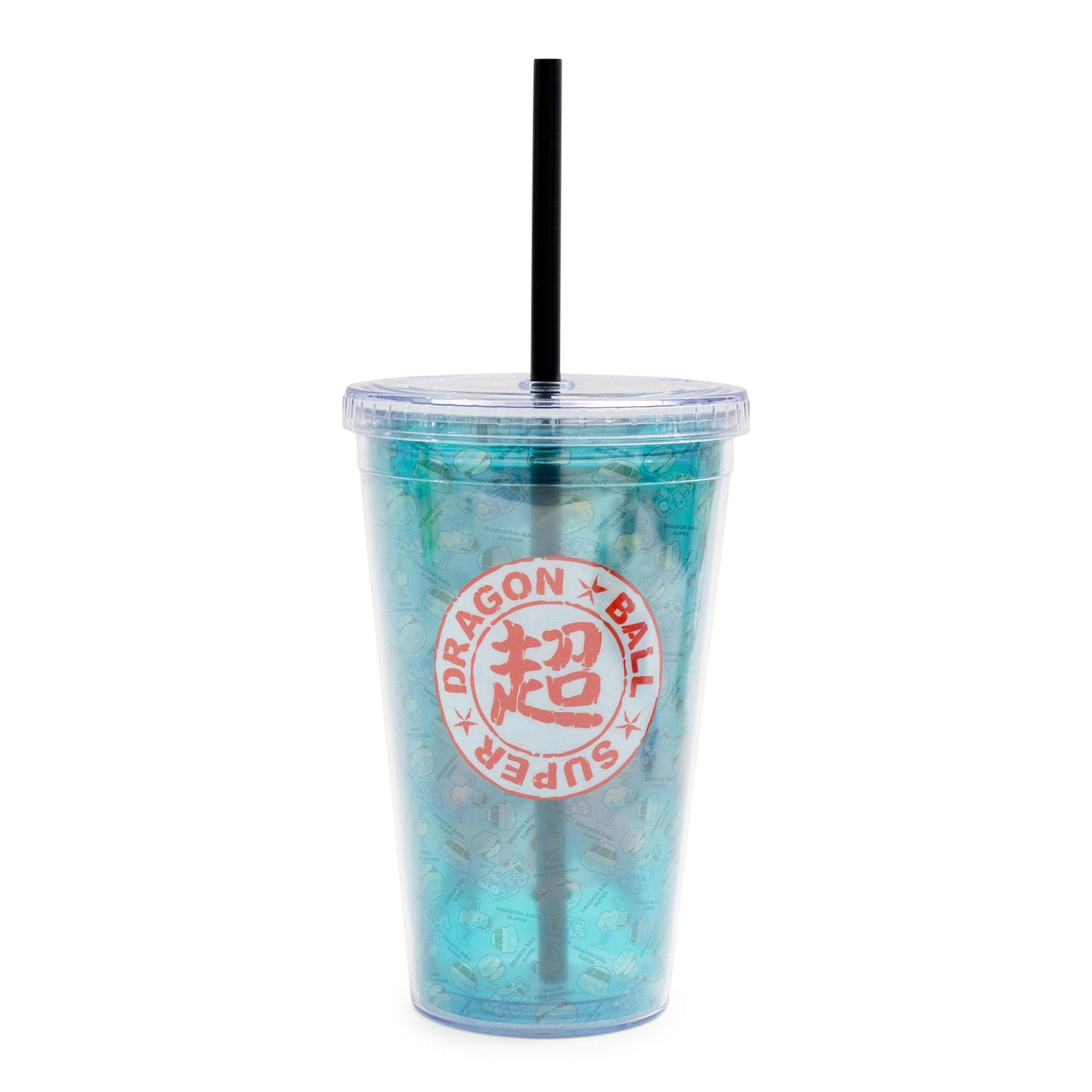 Dragon Ball Super Characters 16-Ounce Carnival Cup With Lid and Straw