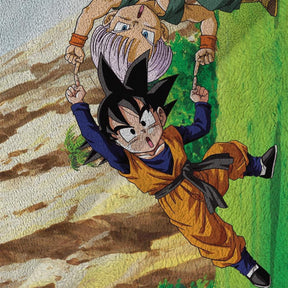 Dragon Ball Z Trunks and Goten 45 x 60 Inch Fleece Throw Blanket