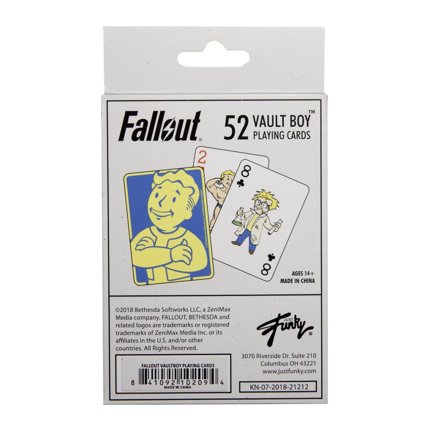 Fallout Vault Boy Playing Cards