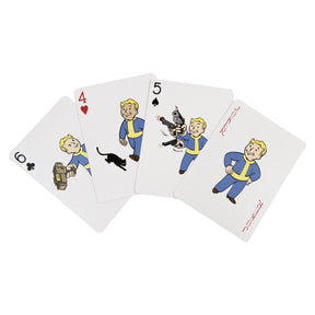 Fallout Vault Boy Playing Cards