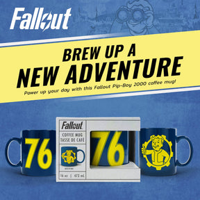 Fallout 76 Vault Boy Thumbs Up Ceramic Mug | Holds 16 Ounces