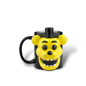 Five Nights At Freddy Golden Freddy Fazbear Mug| 3D Ceramic Mug | 16 Ounces