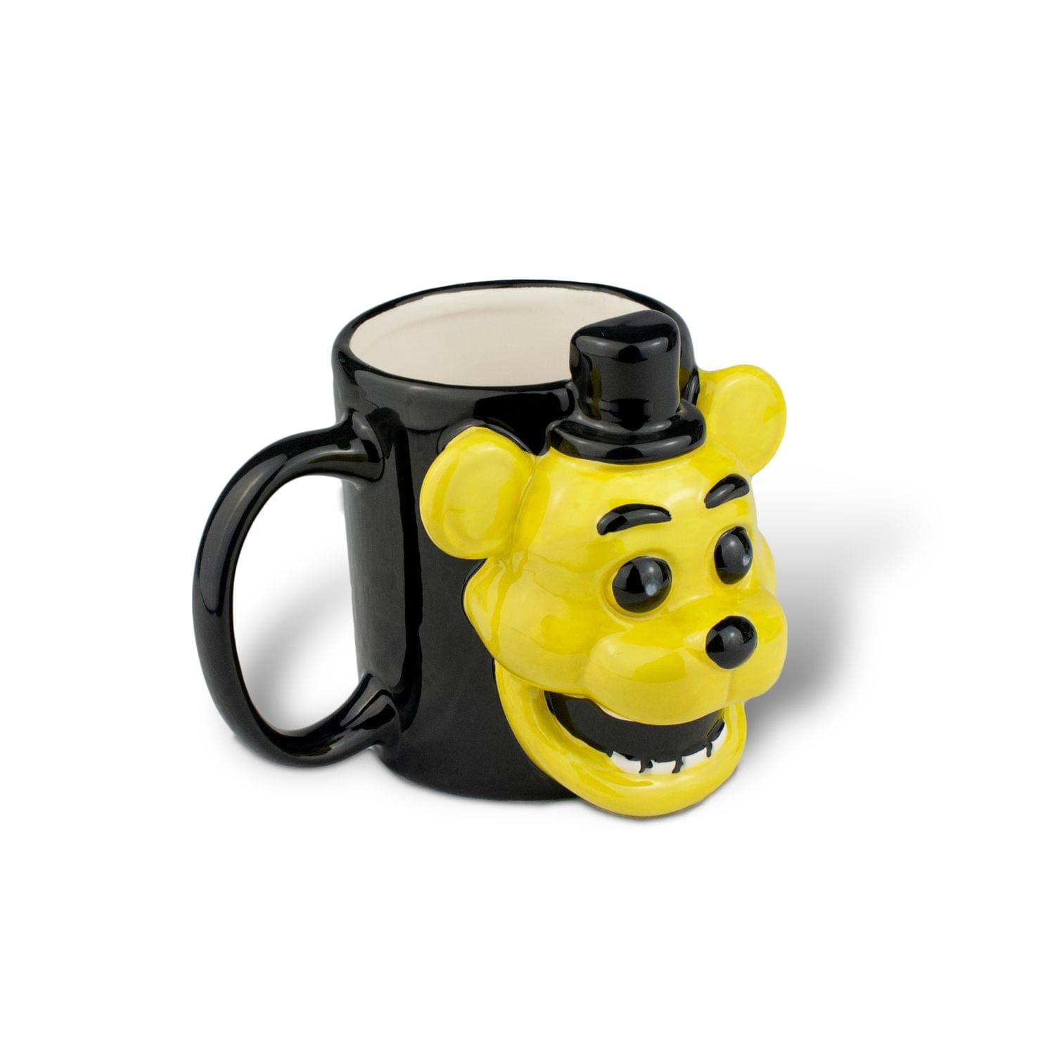 Five Nights At Freddy Golden Freddy Fazbear Mug| 3D Ceramic Mug | 16 Ounces