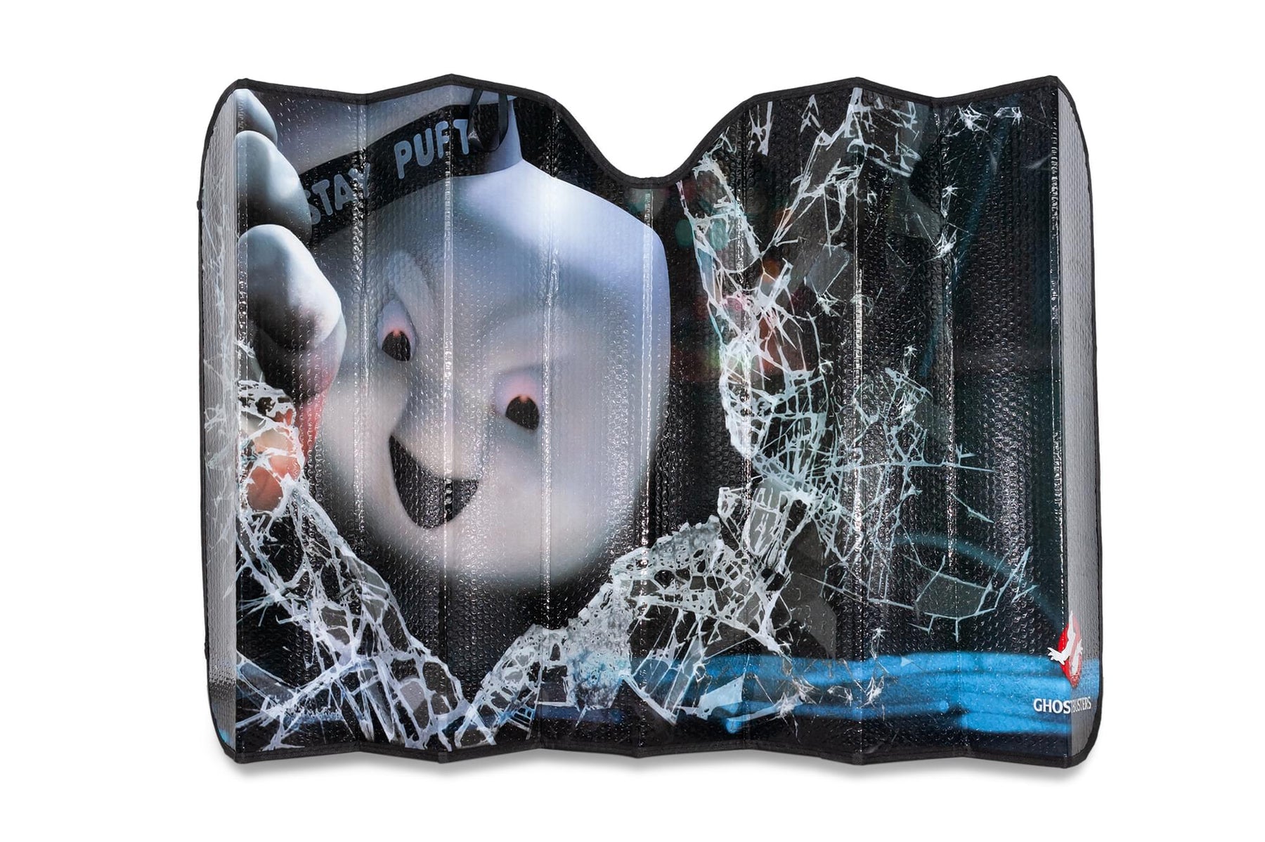 Ghostbusters Angry Stay Puft Marshmallow Man Car Sunshade | 58 x 27.5 Inches