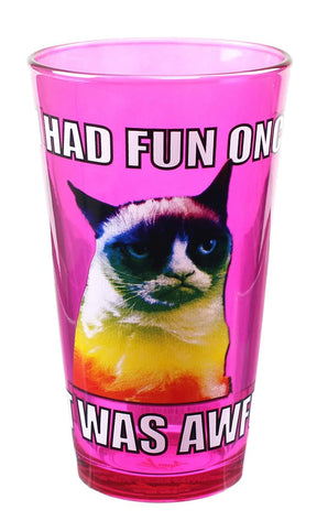 Grumpy Cat Fan Bundle: Mug, Pint Glass, Shot Glass, Wristband