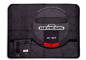 Sega Genesis Fleece Throw Blanket | Cozy Lightweight Blanket | 45 x 60 Inches