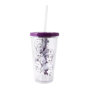 The Golden Girls "Squad Goals" 20oz Carnival Cup with Lid and Straw