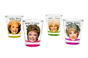 Golden Girls Shot Glasses Set of 4