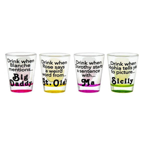 The Golden Girls 2oz Shot Glass Set of 4