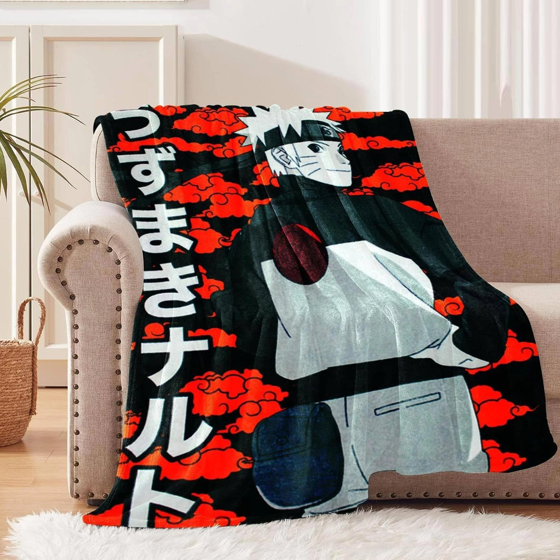 Naruto Shippuden Characters 45 x 60 Inch Fleece Throw Blanket