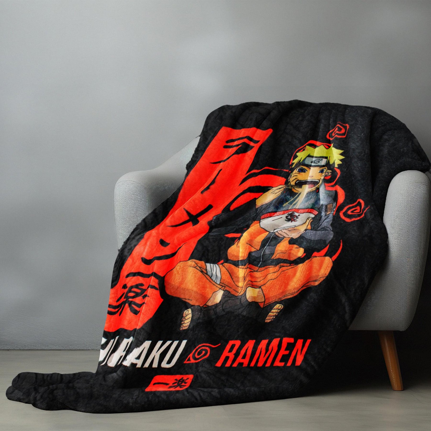 Naruto Shippuden Ichiraku Ramen 45 x 60 Inch Fleece Throw Blanket