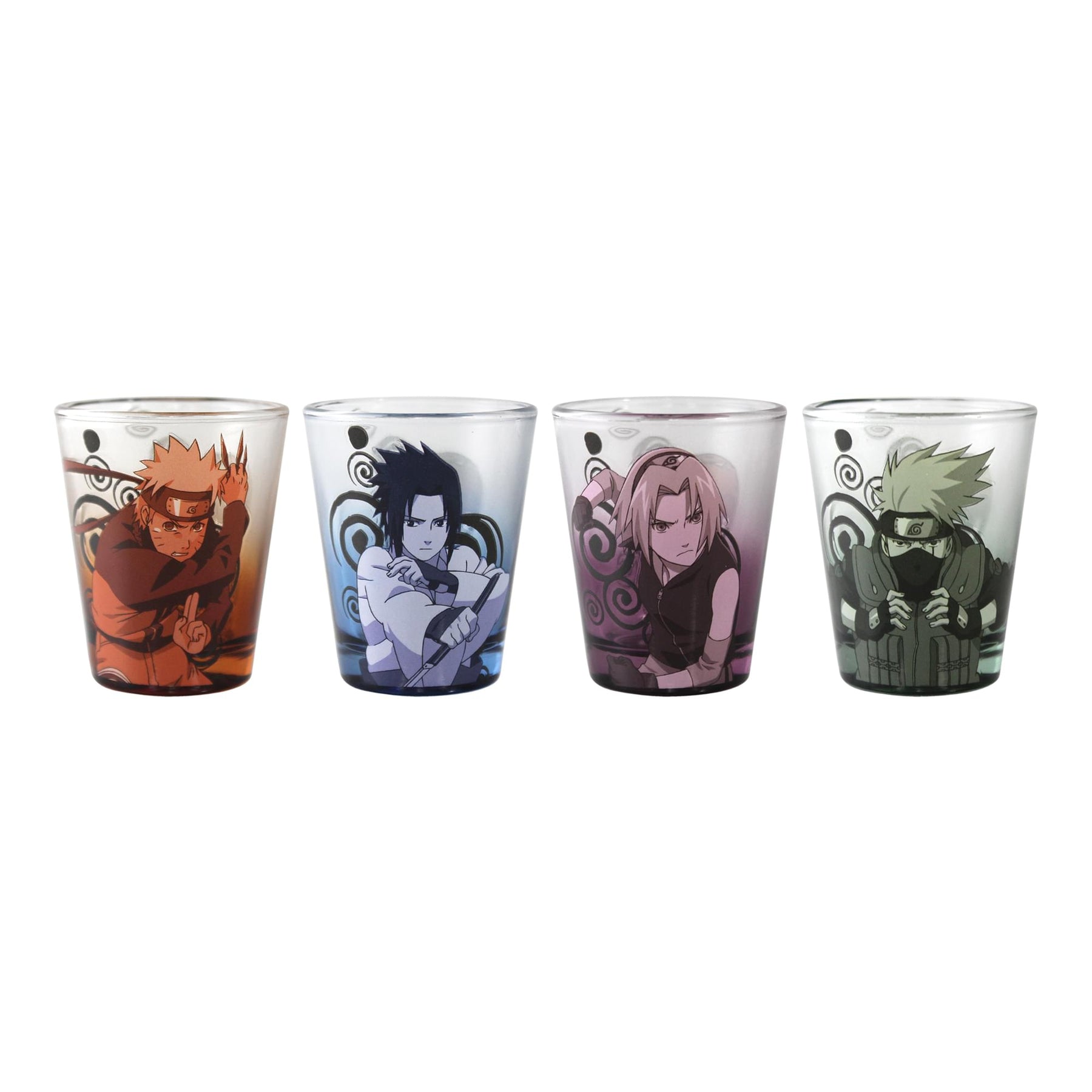 Naruto Shippuden 1.5oz Shot Glasses Set of 4