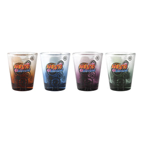 Naruto Shippuden 1.5oz Shot Glasses Set of 4