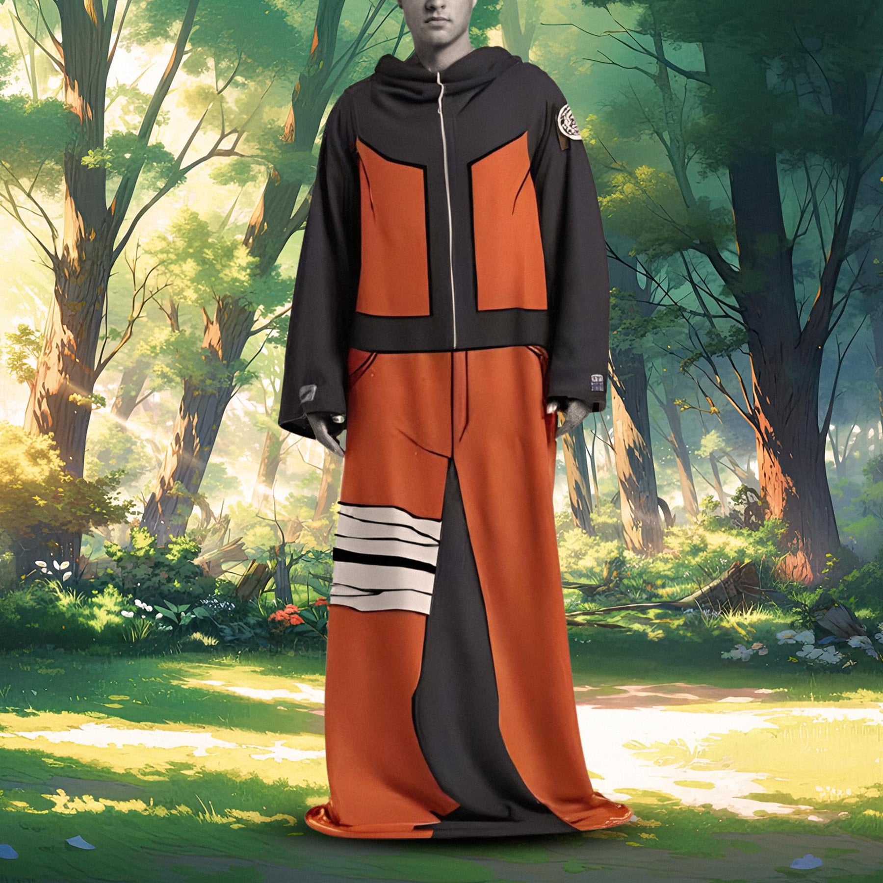 Naruto Shippuden 57 x 43 Inch Wearable Blanket