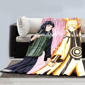 Naruto Shippuden Hinata & Naruto Glitter Throw Blanket