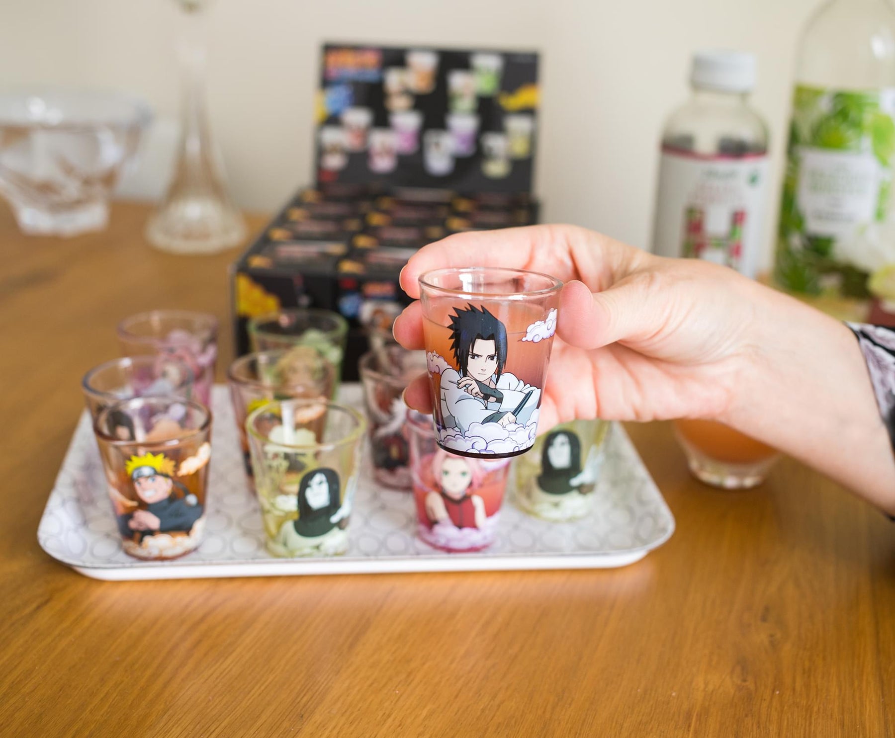 Naruto 2-Ounce Round Shot Glass Blind Pack | One Random