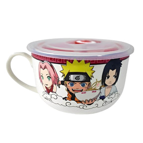 Naruto Shippuden 12oz Soup Mug with Plastic Lid