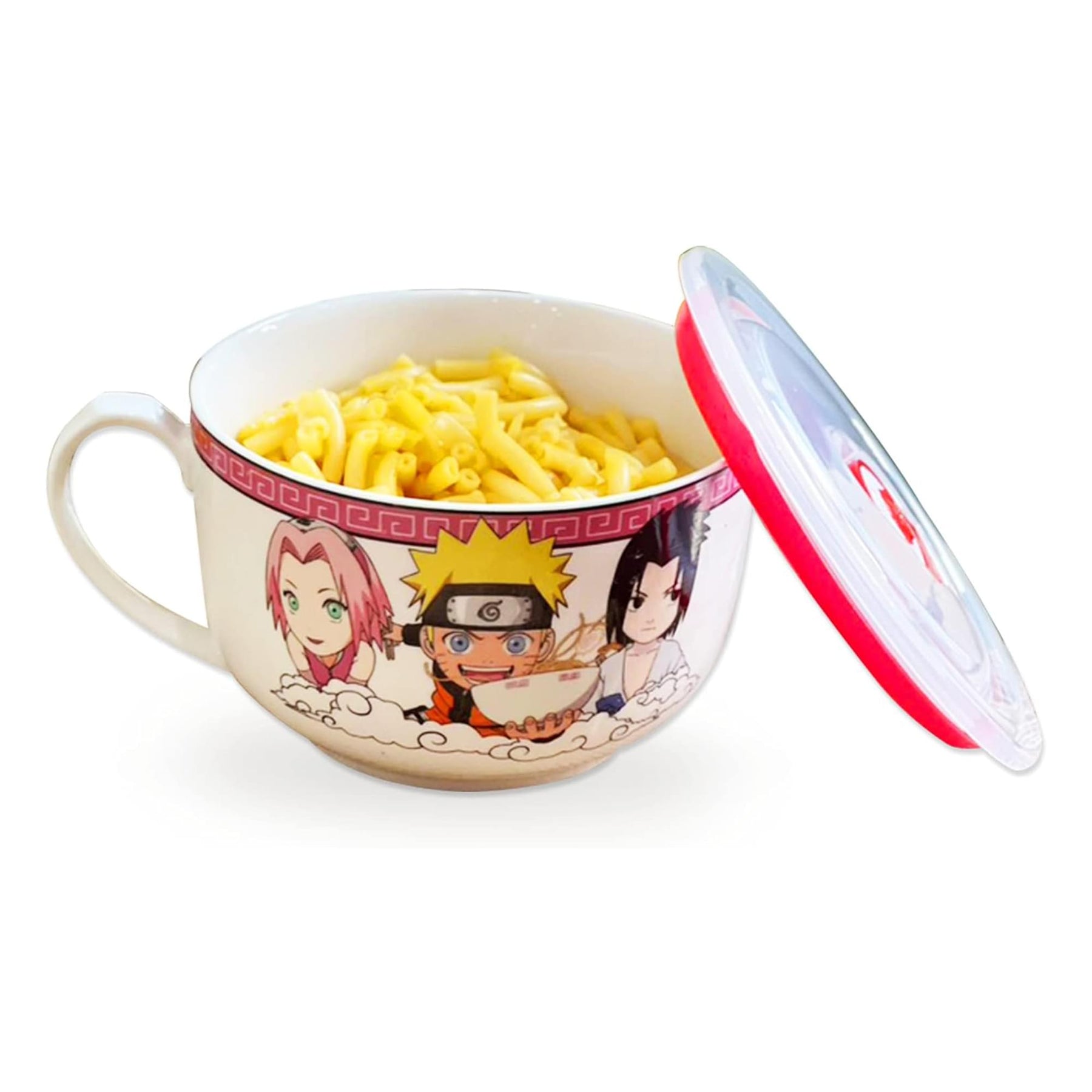 Naruto Shippuden 12oz Soup Mug with Plastic Lid