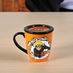 Naruto Shippuden Naruto Uzumaki  16oz Ceramic Coffee Mug and Coaster Set