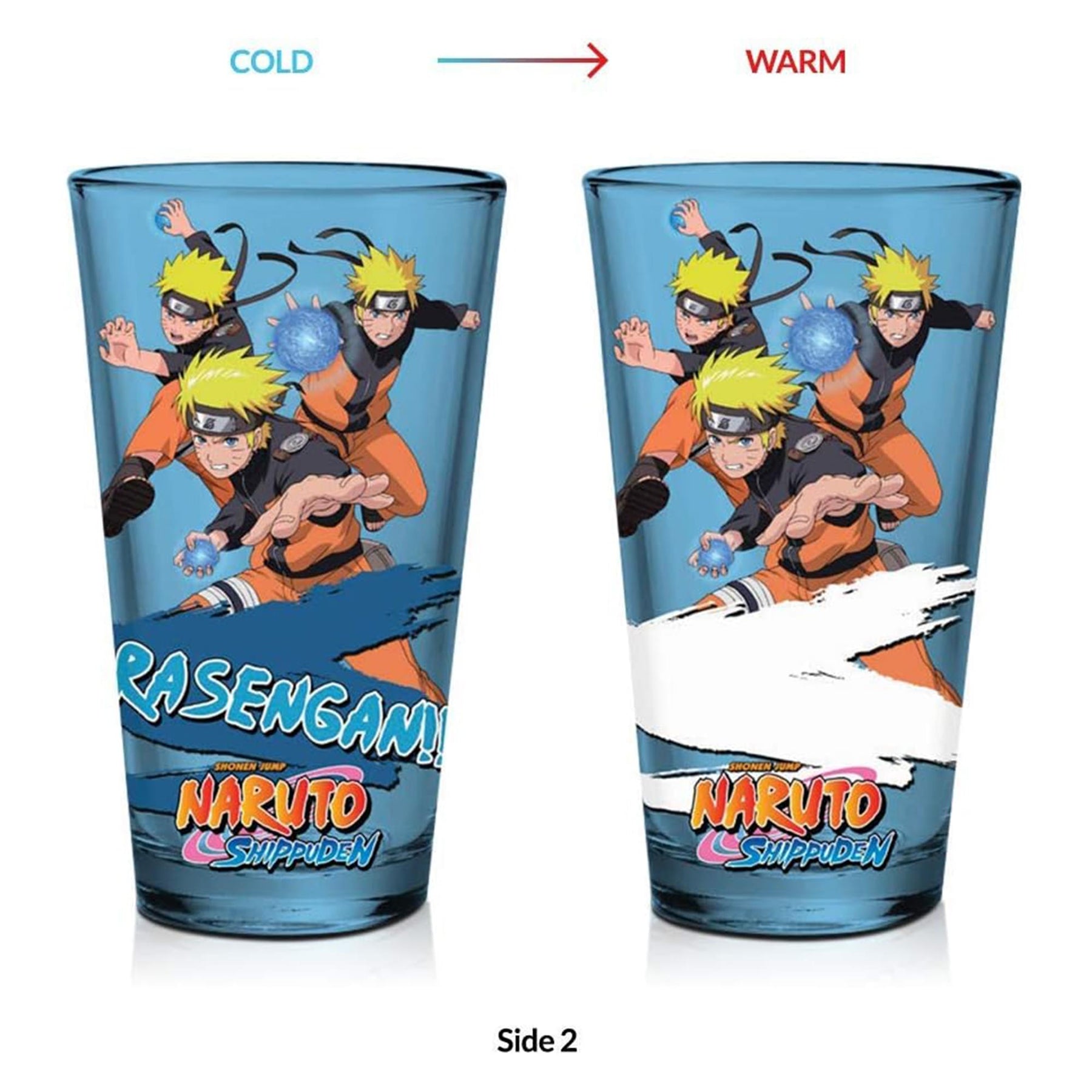 Naruto Shippuden 16oz Color Change Pint Glass