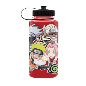 Naruto Sticker Bomb 32oz Plastic Water Bottle