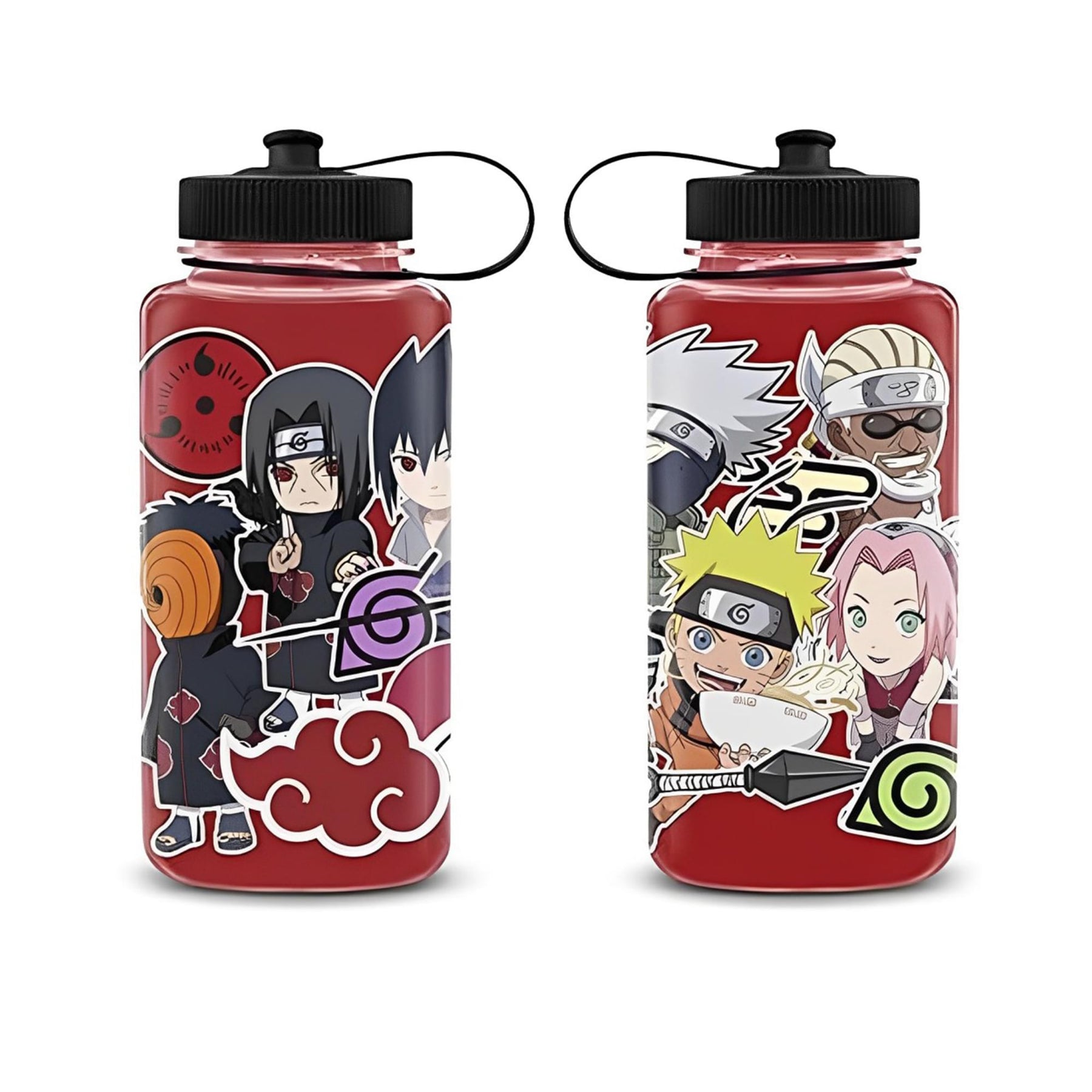 Naruto Sticker Bomb 32oz Plastic Water Bottle