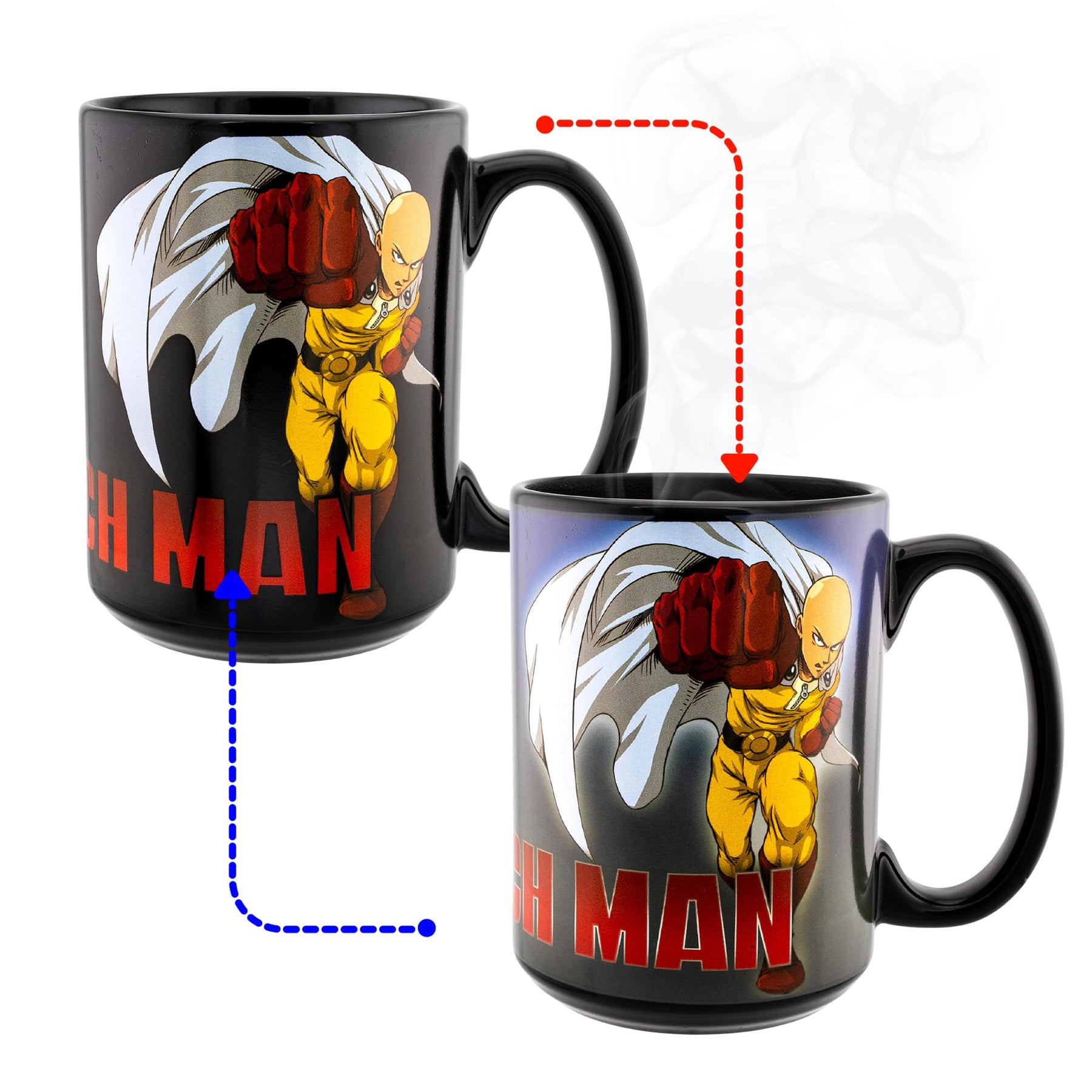 One Punch Man Heat Changing 16oz Ceramic Coffee Mug