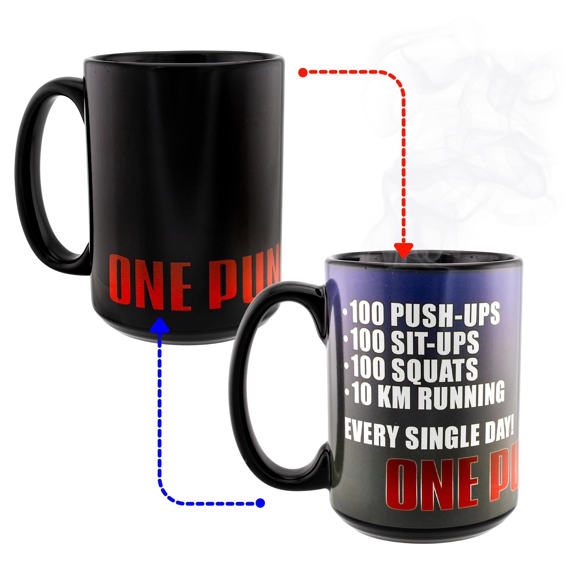 One Punch Man Heat Changing 16oz Ceramic Coffee Mug