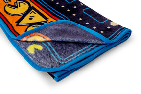 Pac-Man Maze Fleece Throw Blanket | Cozy Lightweight Blanket | 45 x 60 Inches